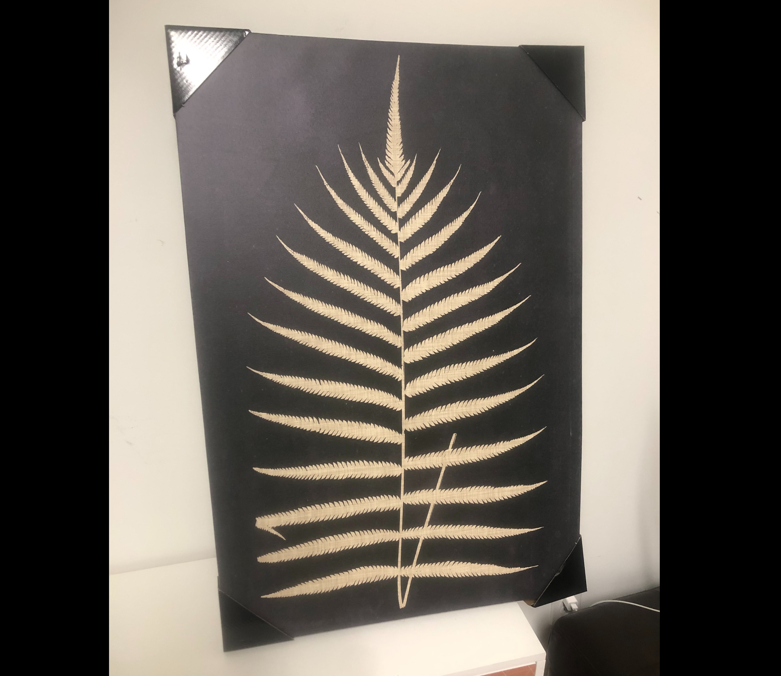 Pintura de helechos