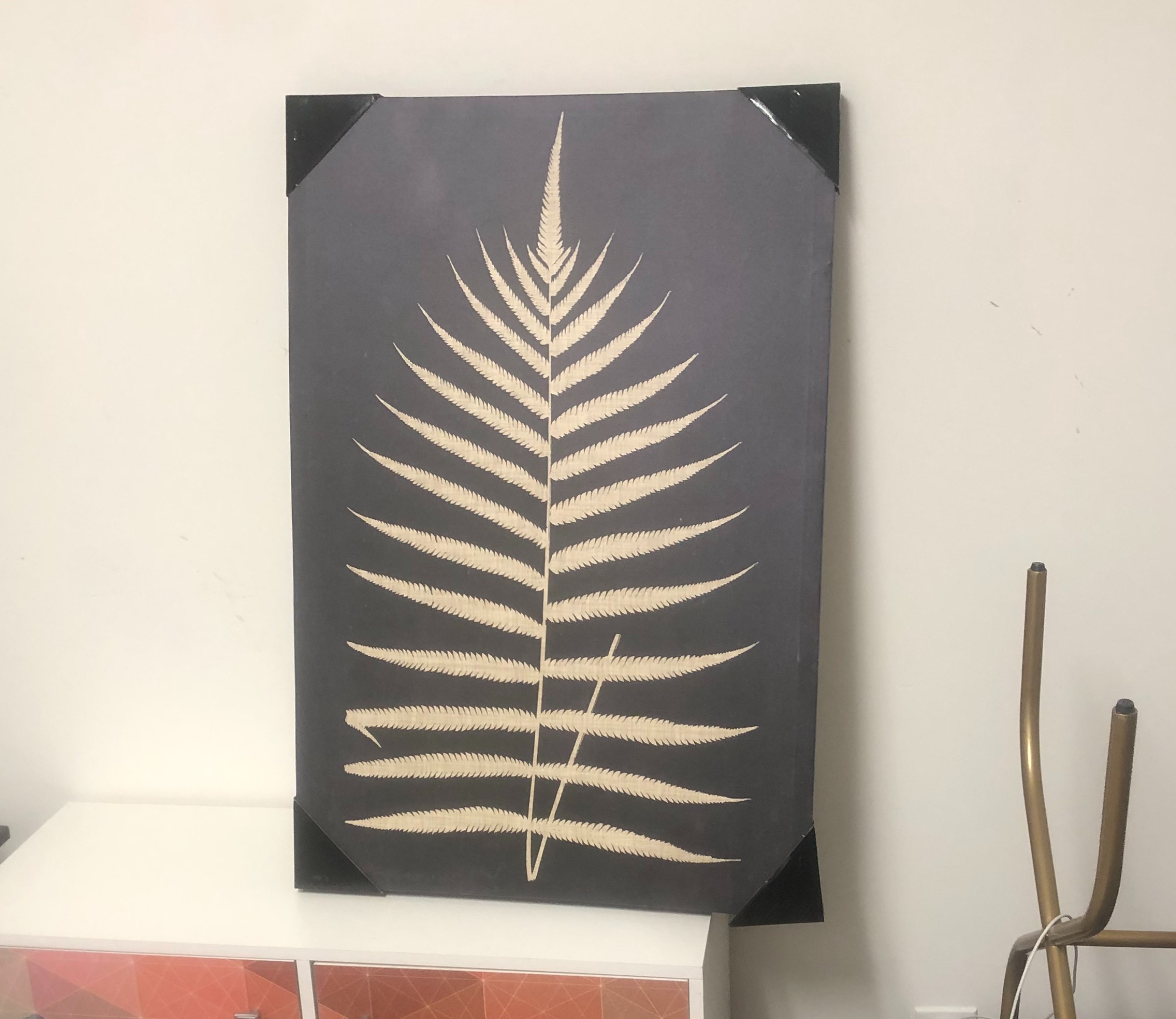 Pintura de helechos