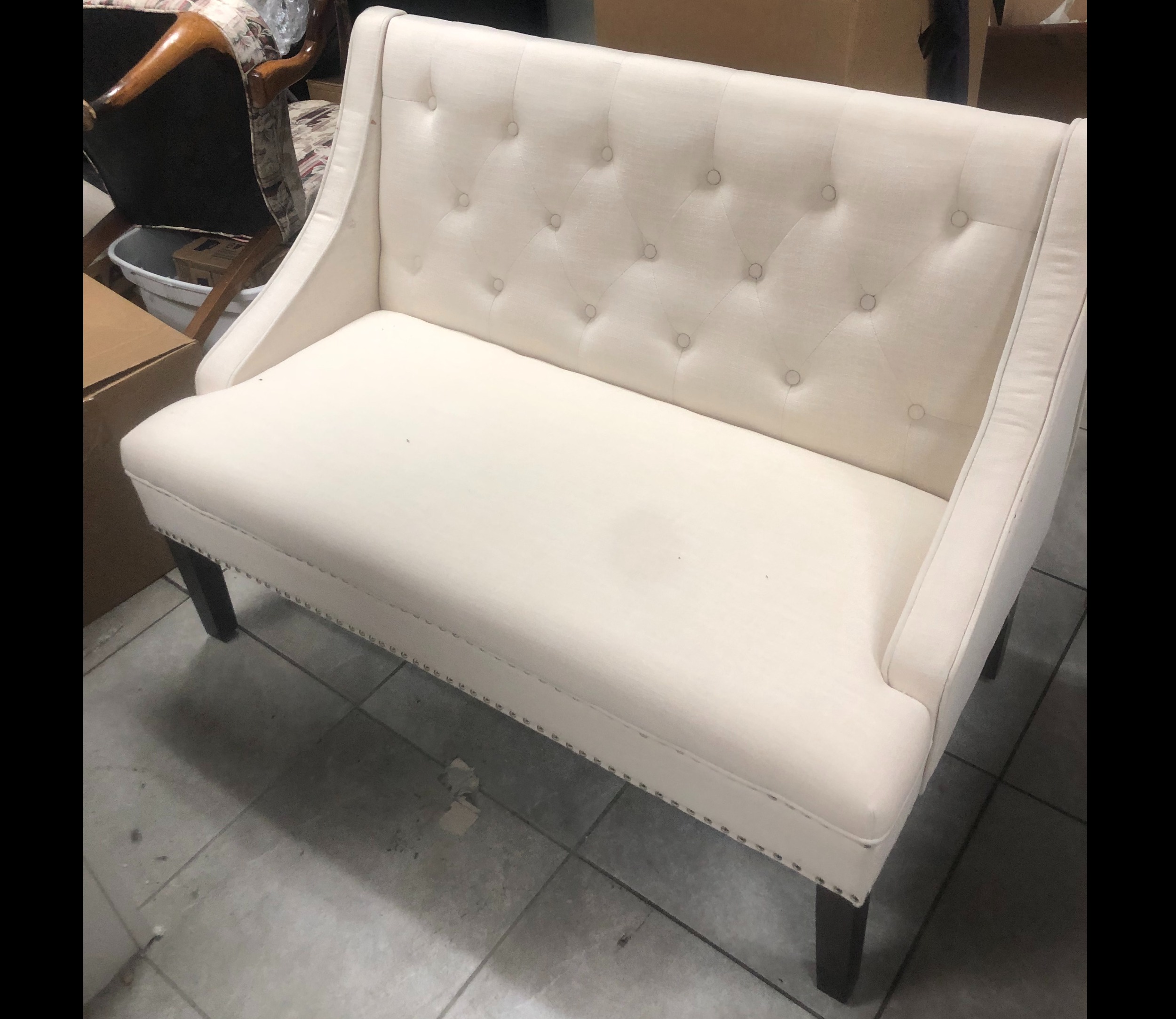 Sillón de lino